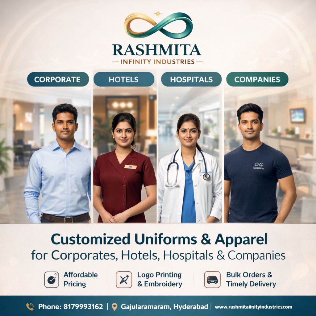High Quality Custom T Shirts Hyderabad | Premium T Shirt Printing | Rashmita Infinity Industries
